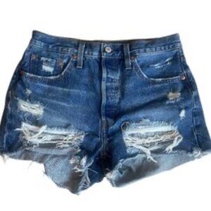 Levi's Women's 501 High-Rise Original Denim Shorts